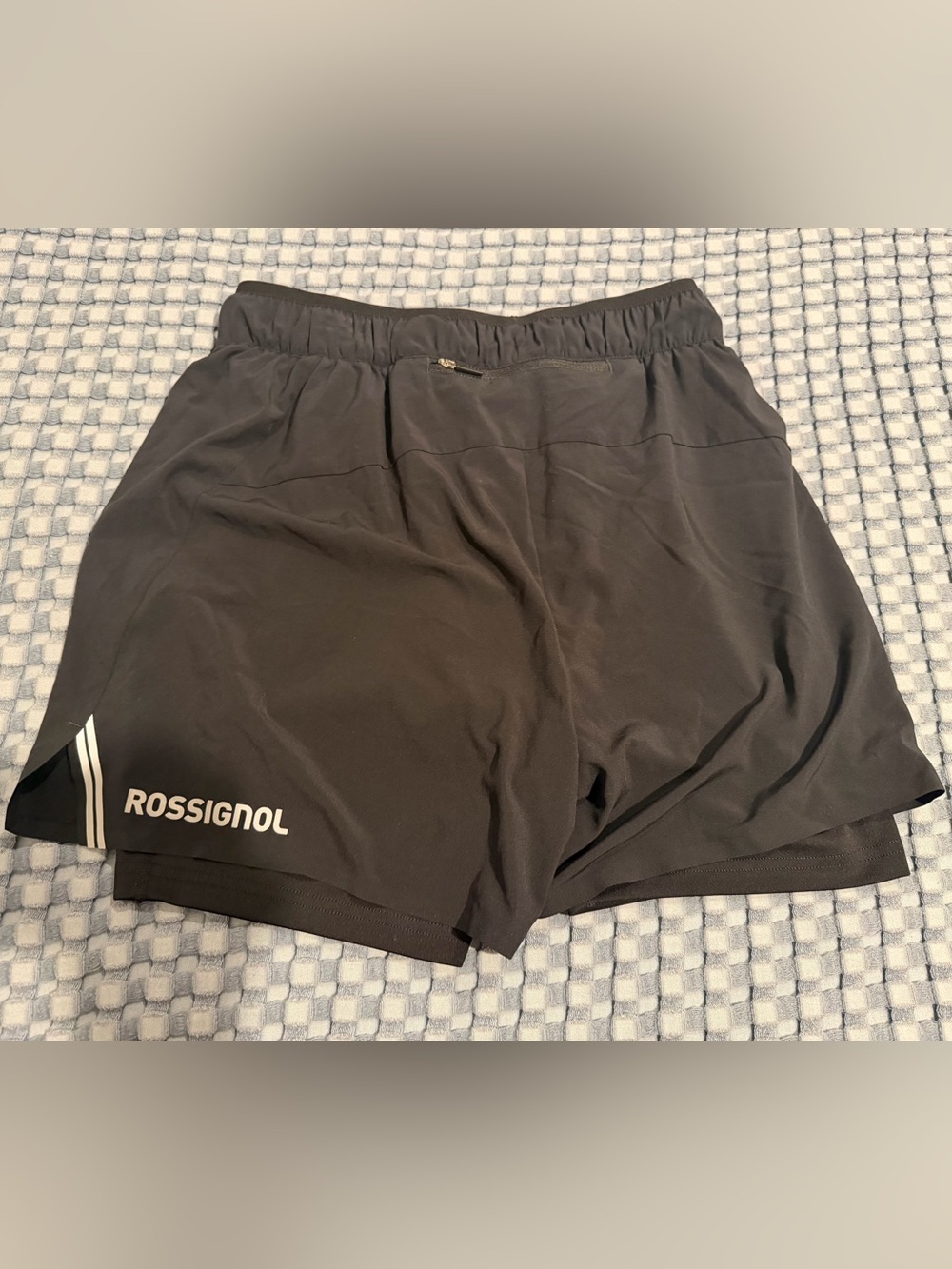 Rossignol Women's Athletic Running Shorts with Rear Zip Pocket
